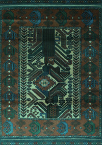 Persian Turquoise Traditional Rug, tr2503turq