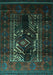 Persian Turquoise Traditional Rug, tr2503turq