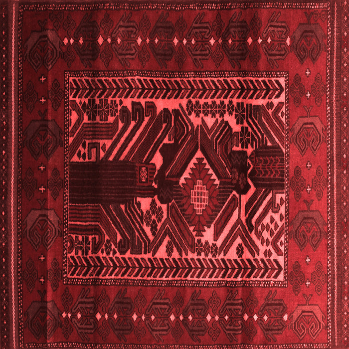 Machine Washable Persian Red Traditional Rug, wshtr2503red