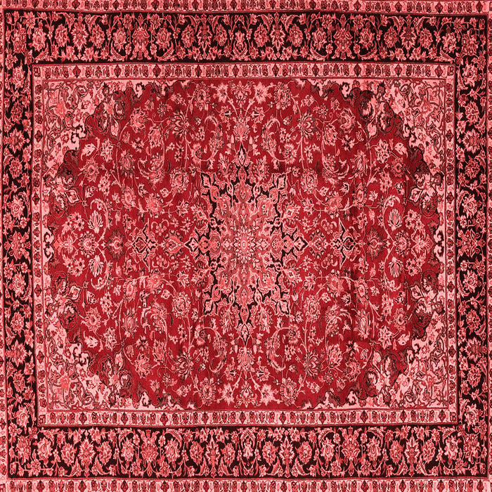 Machine Washable Persian Red Traditional Rug, wshtr2504red