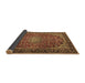 Sideview of Persian Brown Traditional Rug, tr2504brn