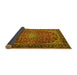 Sideview of Persian Yellow Traditional Rug, tr2504yw