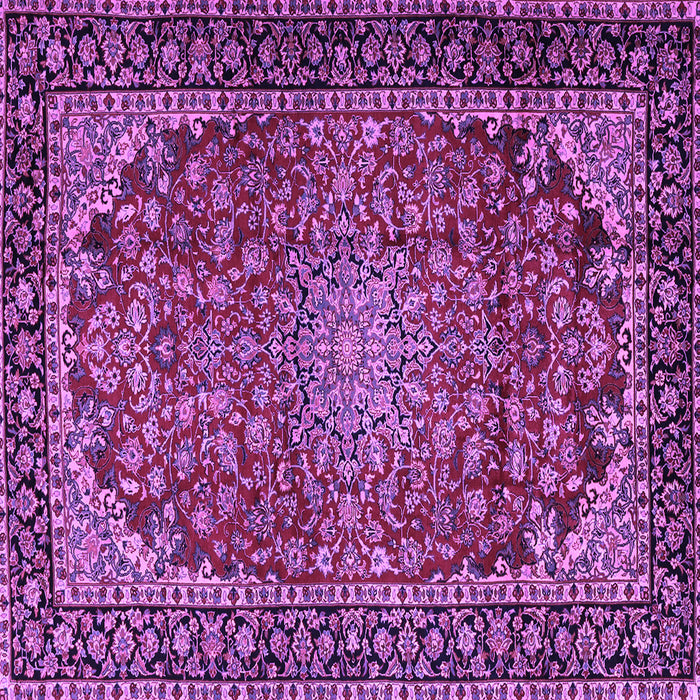Square Persian Purple Traditional Rug, tr2504pur