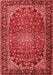 Persian Red Traditional Area Rugs