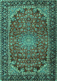 Persian Turquoise Traditional Rug, tr2504turq