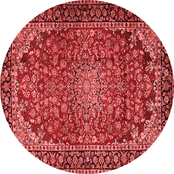 Machine Washable Persian Red Traditional Rug, wshtr2504red