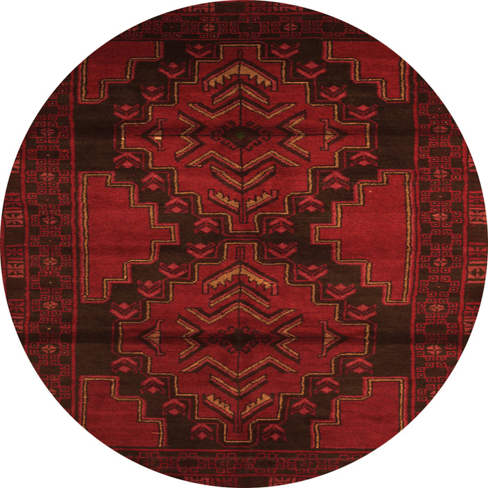 Square Persian Orange Traditional Rug, tr2505org