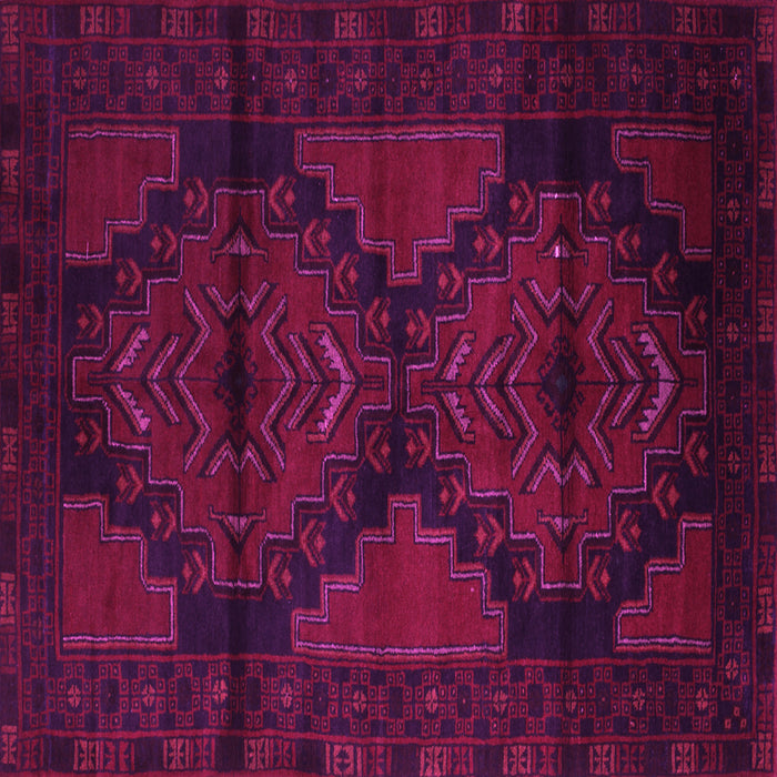 Square Machine Washable Persian Pink Traditional Rug, wshtr2505pnk