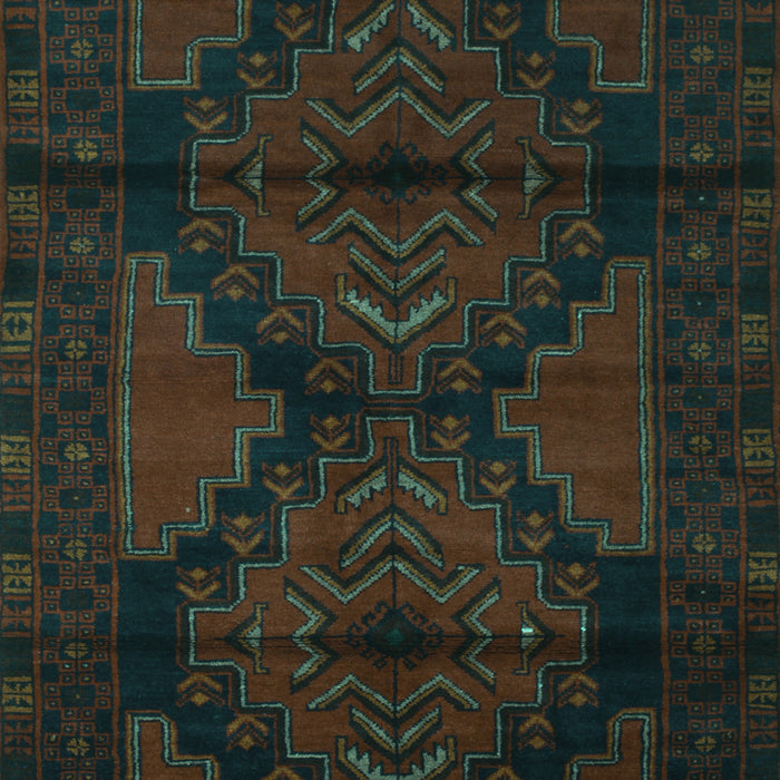Persian Turquoise Traditional Rug, tr2505turq