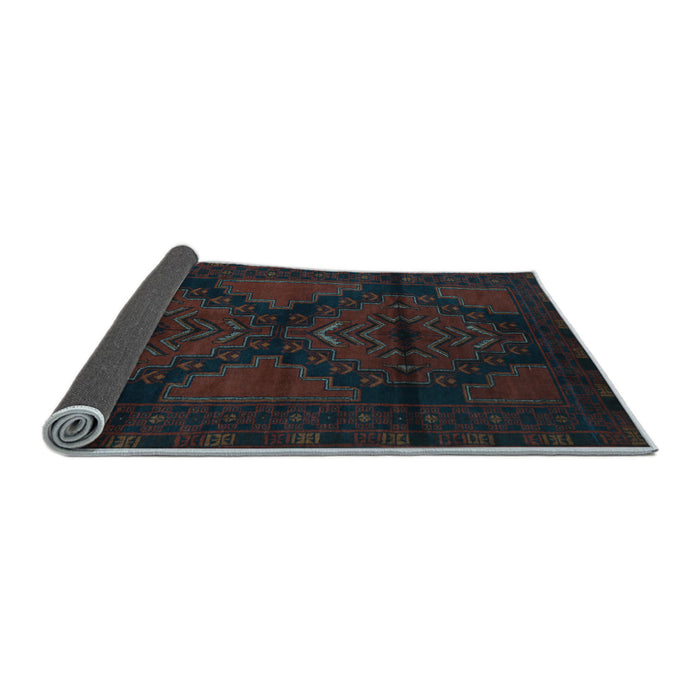 Sideview of Persian Light Blue Traditional Rug, tr2505lblu