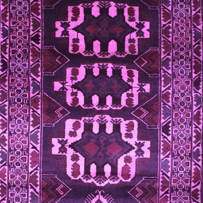 Machine Washable Persian Purple Traditional Area Rugs, wshtr2506pur