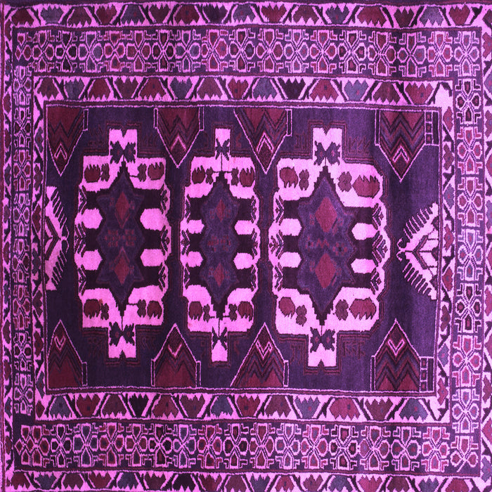 Square Persian Purple Traditional Rug, tr2506pur