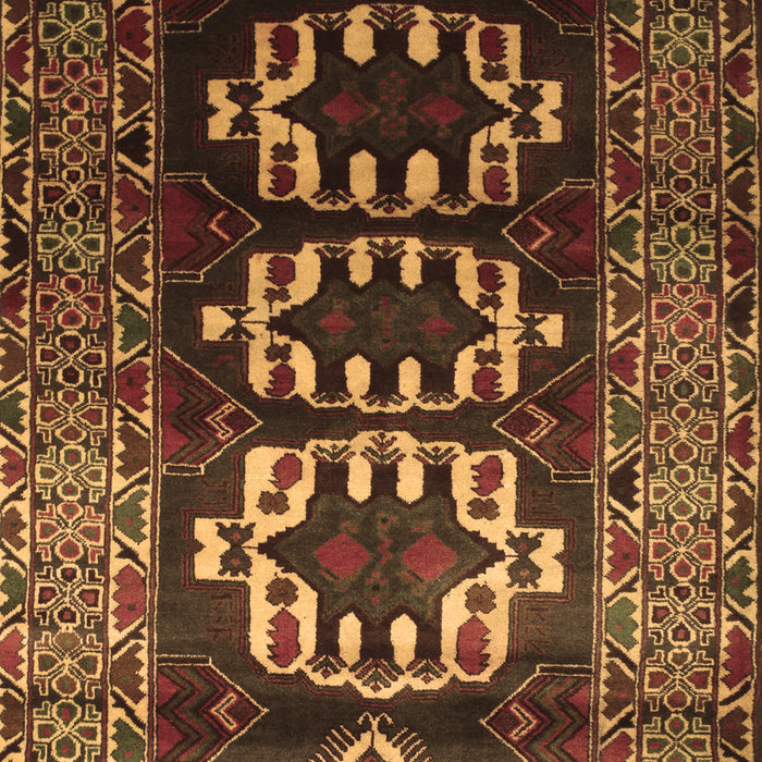Machine Washable Persian Brown Traditional Rug, wshtr2506brn
