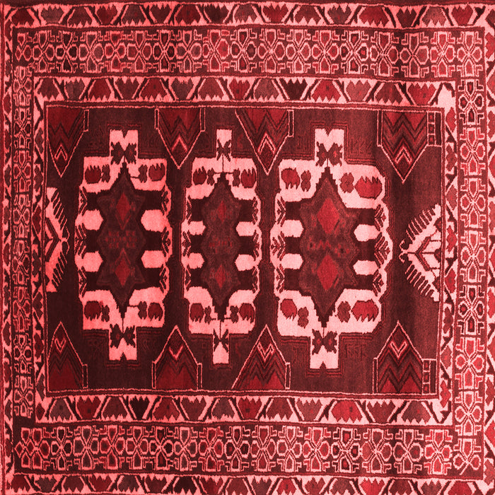 Machine Washable Persian Red Traditional Rug, wshtr2506red