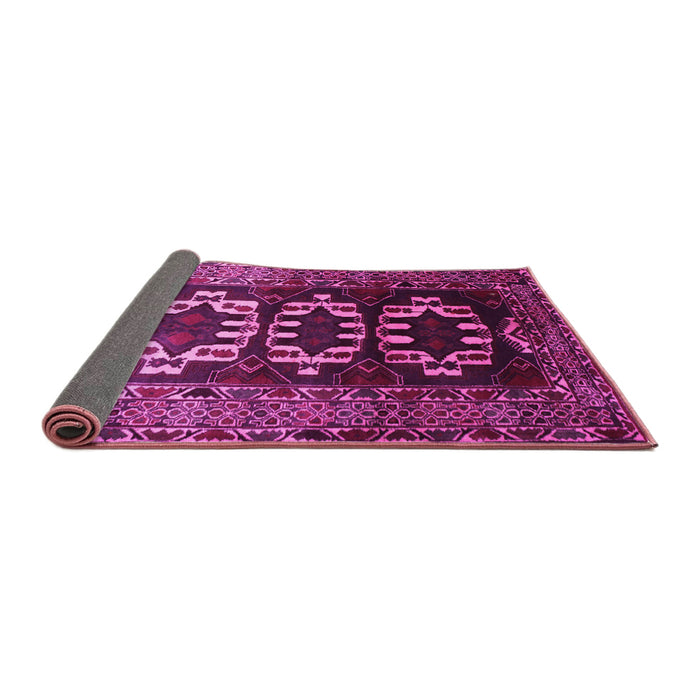 Sideview of Persian Pink Traditional Rug, tr2506pnk