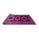 Sideview of Persian Pink Traditional Rug, tr2506pnk