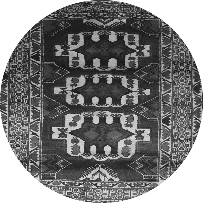 Machine Washable Persian Gray Traditional Rug, wshtr2506gry