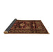 Sideview of Persian Brown Traditional Rug, tr2507brn