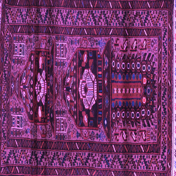 Square Persian Purple Traditional Rug, tr2507pur
