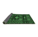 Sideview of Persian Emerald Green Traditional Rug, tr2507emgrn