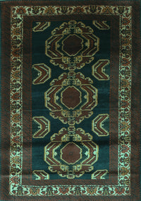 Persian Turquoise Traditional Rug, tr2508turq