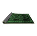 Sideview of Persian Emerald Green Traditional Rug, tr2508emgrn