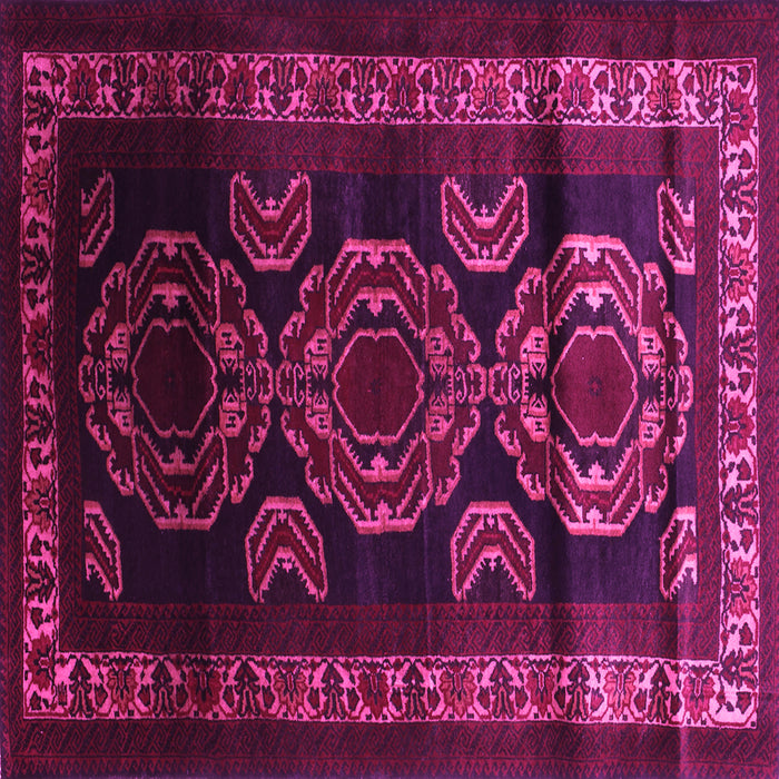 Square Persian Pink Traditional Rug, tr2508pnk