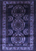 Machine Washable Persian Blue Traditional Rug, wshtr2508blu