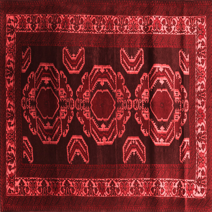 Machine Washable Persian Red Traditional Rug, wshtr2508red