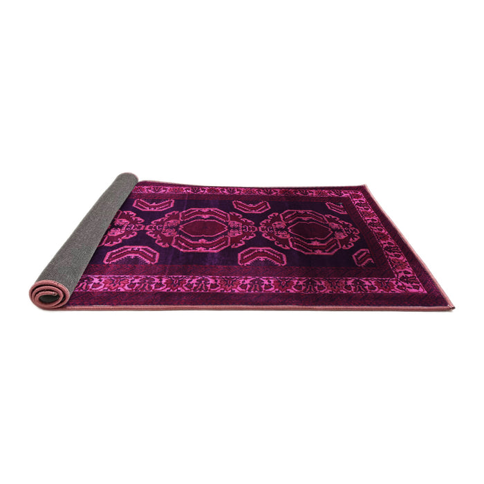 Sideview of Persian Pink Traditional Rug, tr2508pnk