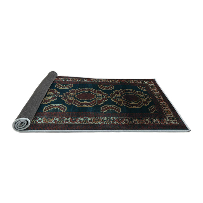Sideview of Persian Light Blue Traditional Rug, tr2508lblu