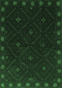 Southwestern Emerald Green Country Rug, tr2509emgrn