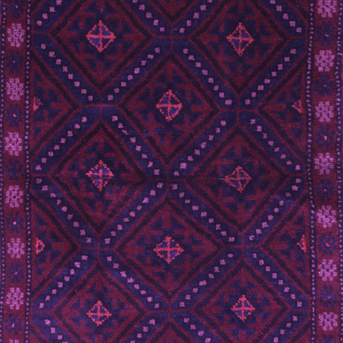 Machine Washable Southwestern Purple Country Area Rugs, wshtr2509pur
