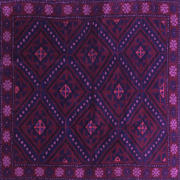 Square Southwestern Purple Country Rug, tr2509pur