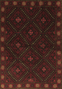 Southwestern Brown Country Rug, tr2509brn