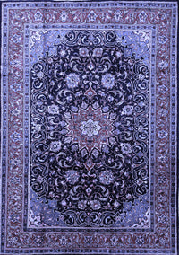 Medallion Blue Traditional Rug, tr250blu