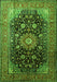 Medallion Green Traditional Rug, tr250grn