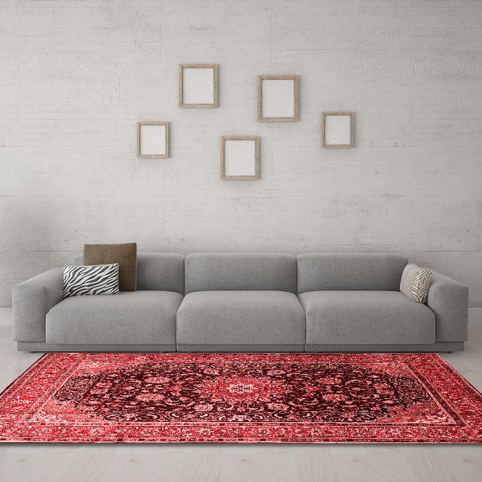 Traditional Red Washable Rugs