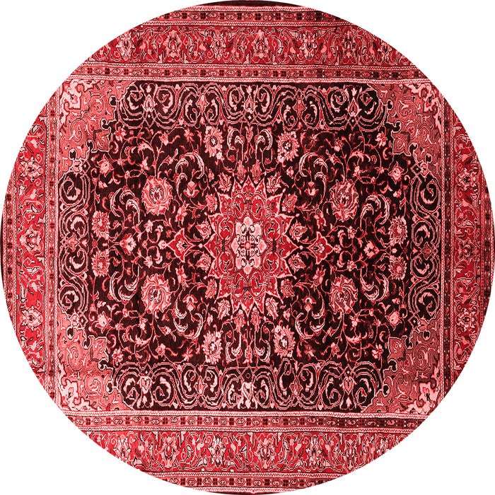 Medallion Red Traditional Rug, tr250red