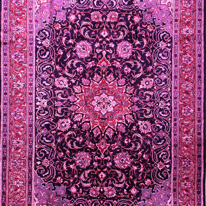 Medallion Pink Traditional Rug, tr250pnk
