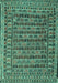 Persian Turquoise Traditional Rug, tr2510turq