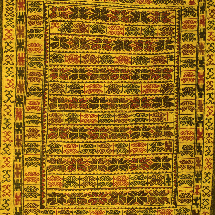 Persian Yellow Traditional Rug, tr2510yw