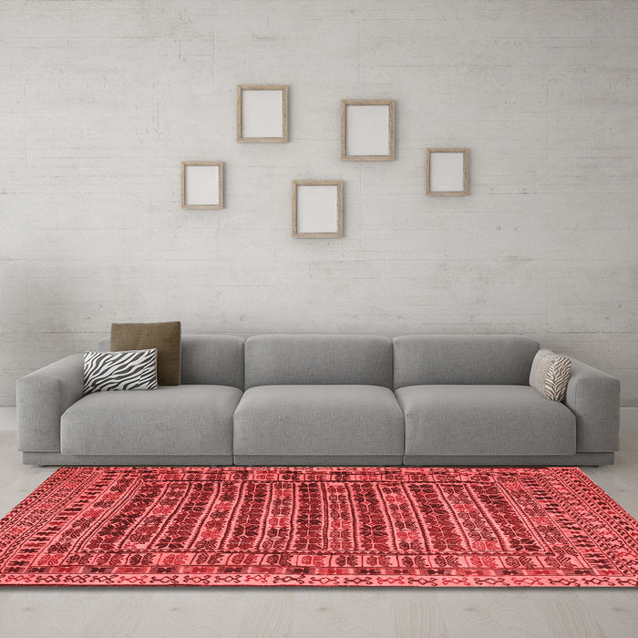 Traditional Red Washable Rugs