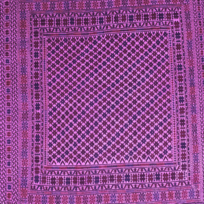 Square Persian Purple Traditional Rug, tr2511pur