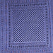 Square Persian Blue Traditional Rug, tr2511blu