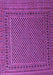 Machine Washable Persian Purple Traditional Area Rugs, wshtr2511pur