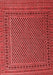 Persian Red Traditional Area Rugs