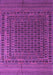 Machine Washable Persian Purple Traditional Area Rugs, wshtr2512pur