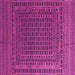 Square Persian Pink Traditional Rug, tr2512pnk