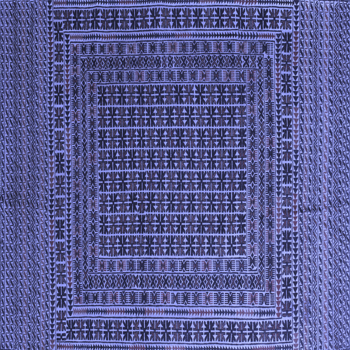 Square Persian Blue Traditional Rug, tr2512blu